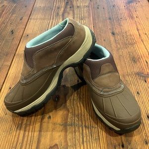 LLBean Storm Chaser Tek 2.5 waterproof duck boots suede slip ons